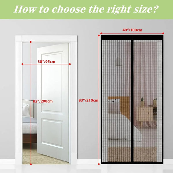 Hands-Free Magnetic Screen Door